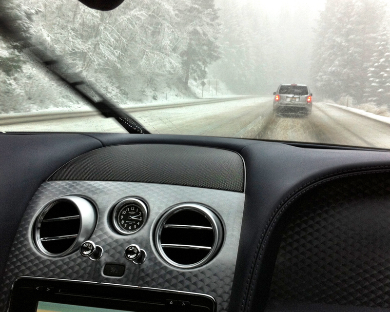 Illustration for article titled Funny Story. I'm In A Bentley In A Snowstorm